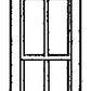 Grandt Line 5220 HO 30" x 88" Triangle Pediment Double-Hung Windows (Pack of 8)