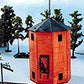Heljan 1001 HO Wooden Water Tank-Canadian Building Kit