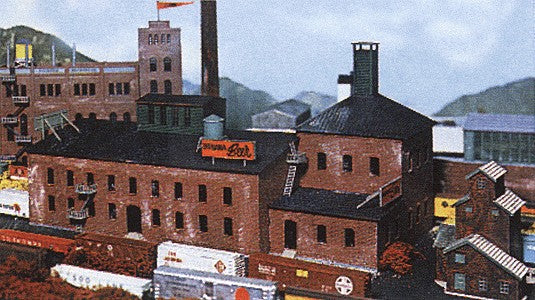 Heljan 679 N Scale Brewery Bottling Plant Building Kit