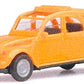 Herpa 020824 HO Orange Citroen 2 CV Folding Roof Open