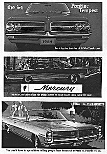 JL Innovative Design 275 HO 1960's Automobile Billboards Set #2