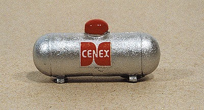 JL Innovative Design 724 HO Custom Small Propane Tank Silver Assorted