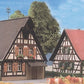 Kibri 6406 Z Scale 2 Timber Framed Houses