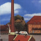 Kibri 6605 Z Scale Boiler House w/Fire-place