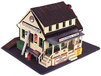 Life Like 1351 HO Scale Al's General Store Plastic Building Kit