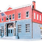 Life Like 433-1382 HO Scale Police Station Building Kit