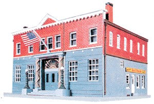 Life Like 433-1382 HO Scale Police Station Building Kit
