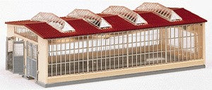 Marklin 8980 Z Scale Mini-Club Locomotive Shed Building Kit