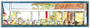 Merten 724 HO Scale Geese and Ducks on Land (Set of 12)