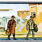 Merten 812 HO Scale Men Traveler Figures (Set of 6)