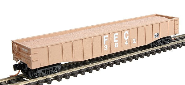Micro-Trains 10500516 N FEC 50' Steel Sides Fixed End Gondola w/Load #3842 LN/Box