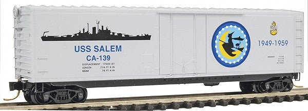 Micro-Trains 03800405 N Scale Navy Series USS Salem 50' Standard Boxcar #CA-139 LN/Box