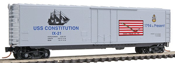 Micro-Trains 03800412 N Navy Series USS Constitution 50' Standard Boxcar #IX-21 LN/Box