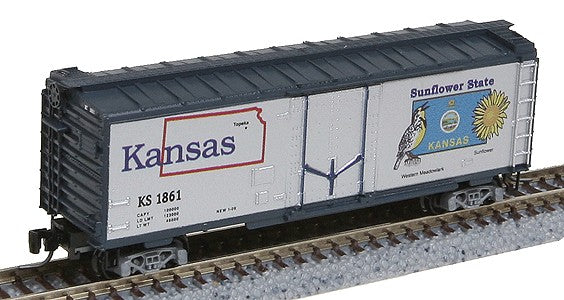 MicroTrains 50200507 Z Scale Kansas 40' Standard Plug Door Boxcar #1861