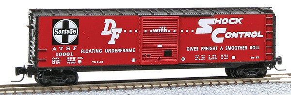 Micro-Trains 50500240 Z ATSF 50' Single Door Box Car w/o Roof Walk #10001