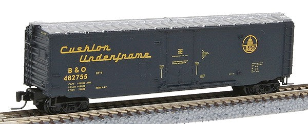 Micro Trains Line 50700402 Z Scale B&O 50' Standard Plug Door Boxcar #482755 LN/Box