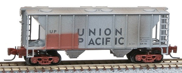 Micro-Trains 53144080 Z UP Weathered PS-2 2-Bay 70-Ton Covered Hopper #11163