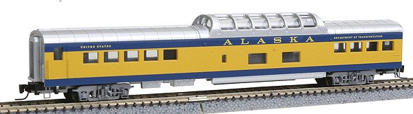 Micro-Trains 55100040 Z Alaska Railroad 83' Lightweight Smoothside Dome Car