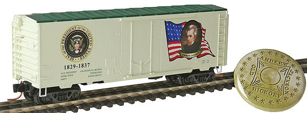 Micro-Trains 07400107 N Andrew Jackson 40' Plug Door Boxcar #1829-1837 w Ladders LN/Box