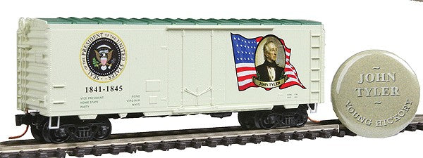 Micro-Trains 07400110 N John Tyler 40' Plug Door Boxcar #1841-1845 w/Ladders LN/Box