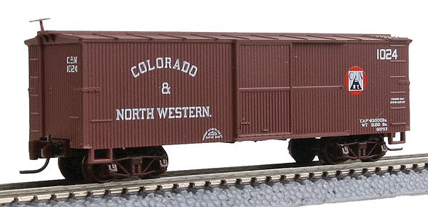 Micro-Trains 80000080 Nn3 Colorado & North Western 30' Single Door Boxcar #1024 LN/Box
