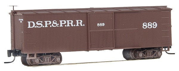 Micro-Trains 80000170 Nn3 DSP&PRR 30' Single Door Boxcar #889 LN/Box