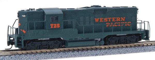 Micro-Trains 98201090 Z Western Pacific EMD GP9 Powered Diesel Locomotive #725