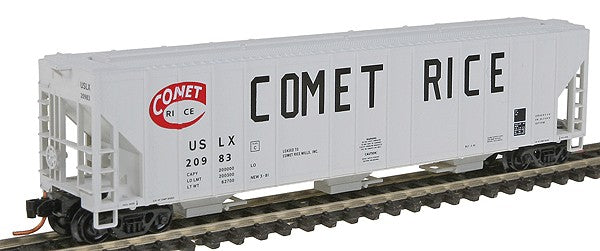 Micro-Trains 09900070 N Comet Rice 3-Bay Evans Covered Hopper #20983