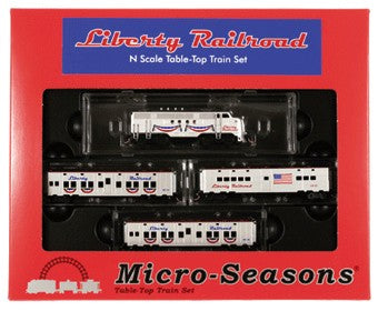 Micro-Trains 99321030 Liberty Railroad N Gauge Table Top Train Set