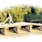 Monroe Models 9203 N Scale Railroad Loading Dock Laser Cut Kit