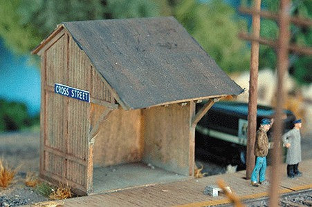 Northeastern Scale Models 520-30001 Passenger Shelter Kit - 3/4 x 1-1/8 1.9 x 2