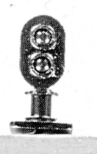 NJ International 2100 N Black Two-Light D Type Ground Signal