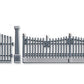 Noch 13100 HO Residential Fence With Gate & Posts 33 x 1-7/32" 84 x 3.1 cm