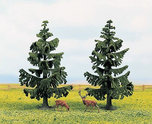 Noch 25210 HO/TT Nordic Fir Tree Kit (Pack of 2)