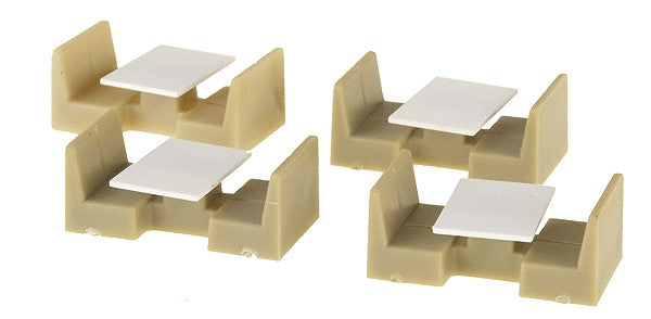 Palace Car Co 500510 HO Passenger Car Seating Cafe Booths (Pack of 10)