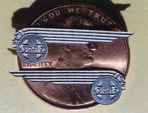 Plano Model Products 565-500 Santa Fe Indian Head Herald Set pkg(2)