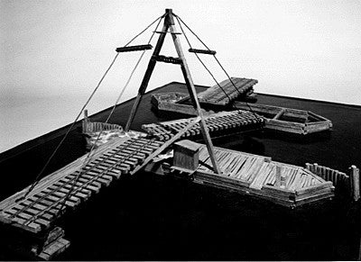Plastruct 1007 HO 13-1/2" x 24" x 7-3/4" Moving Bridge Kit