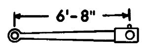 Precision Scale Company 31411 HO R&L NS Dockside Switcher Main Rod (Pack of 2)