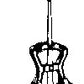 Precision Scale Company 31472 HO Scale Harp Sw Stand DSP & P Brass Kit