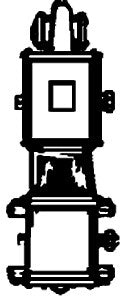 Precision Scale Company 3188 HO Scale Air pump 9-1/2