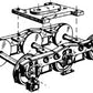 Precision Scale Company 31925 HO Commonwealth Tender Trucks w/ Roller Bearing