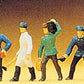Preiser 10010 HO DB Railroad Personnel Figures (Set of 6)