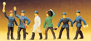 Preiser 10010 HO DB Railroad Personnel Figures (Set of 6)
