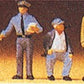 Preiser 10014 HO USA Different Proffesions Figures (Set of 5)