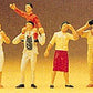 Preiser 10026 HO Standing Spectators Figures (Set of 6)
