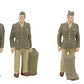 Preiser 1010248 HO US Army Personnel Troop Sleeper w/Porter Figures (Set of 6)