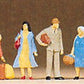 Preiser 10114 HO Waiting Passengers Figures (Set of 6)
