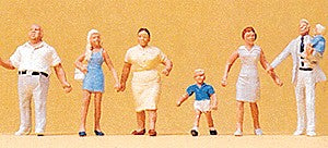Preiser 10284 HO Family Krause Taking a Walk Figures (Set of 6)