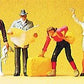 Preiser 10379 HO Passengers Figures on the Platform (Set of 6)
