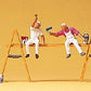 Preiser 10478 HO Paint Crew Figures w/Ladders & Accessories (Set of 5)